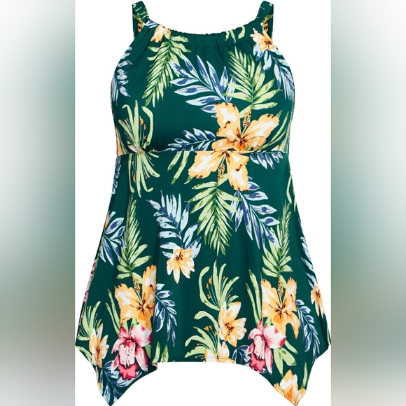 NWT Avenue Swim Tankini size 24 & Swim Crop size 22. Set - Picture 2 of 7